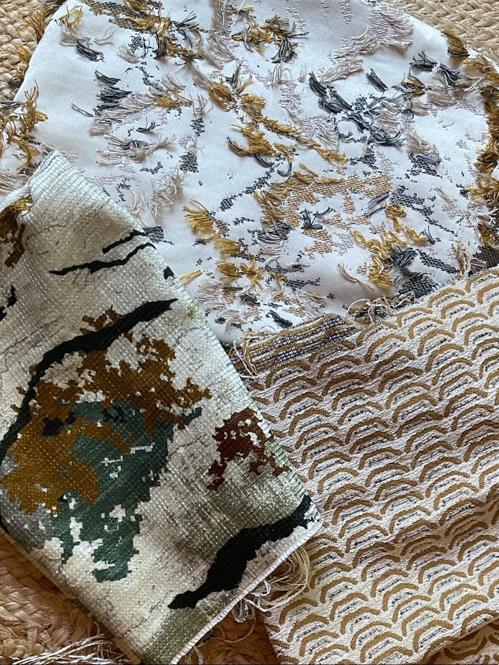 3 Remnant Textile Fabrics by Nobilis